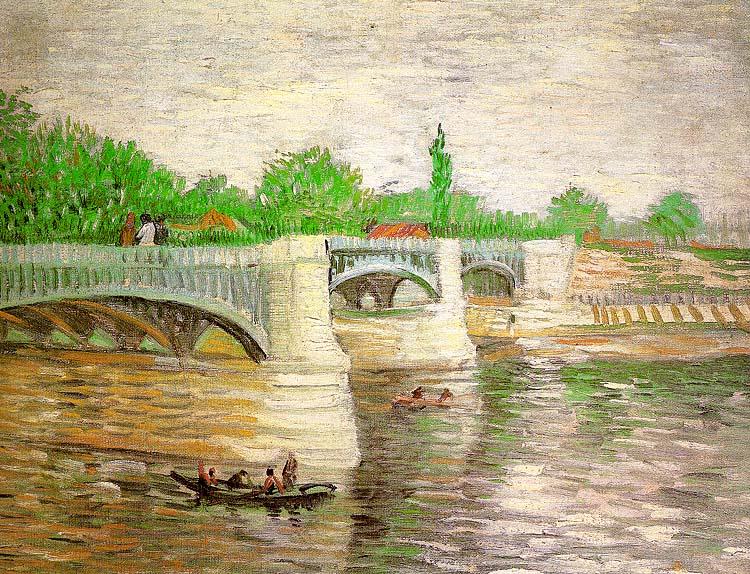 Vincent Van Gogh The Seine with the Pont de la Grand Jatte China oil painting art